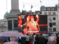 free opera with Domingo at Trafalgar Square