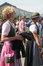 celebrating in regional dress