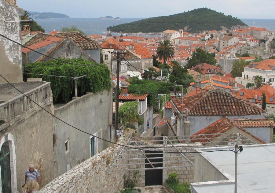 view from Guesthouse Libertas