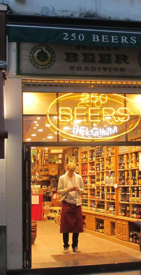 Belgian beer shop