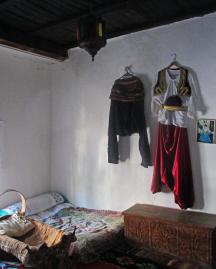 Turkish house bedroom and clothing