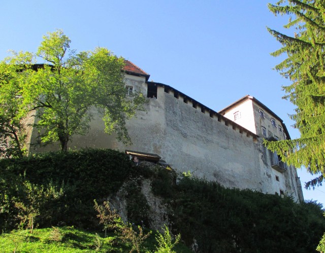 Still climbing towards the castle