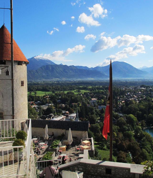 Valley view from Bled Castle
