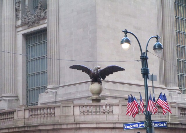 a Grand Central eagle