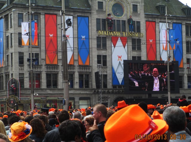 Dam Square Amsterdam  Queen's/King's Day 2013 