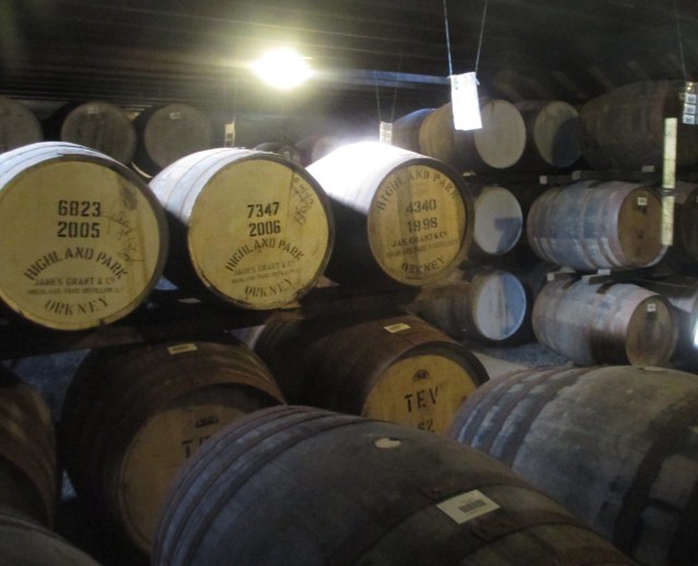 a fraction of the product slumbering in oak casks