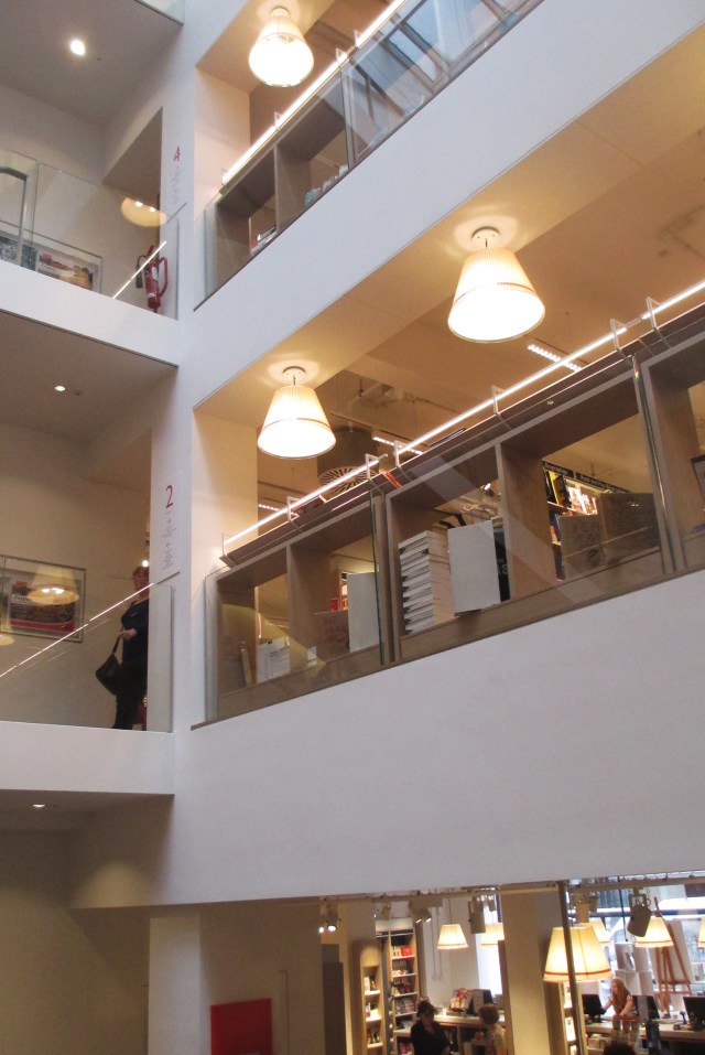 Atrium at Foyles new bookshop