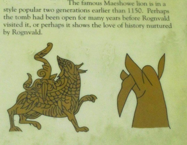 drawing of the Maes Howe dragon